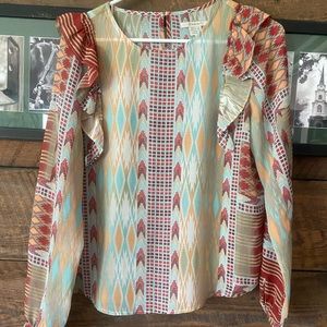 Ariat Aztec print blouse